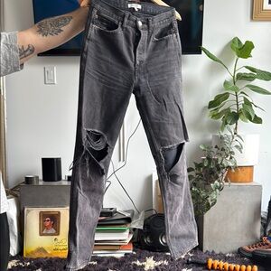 Re/Done Black High Rise Jeans
